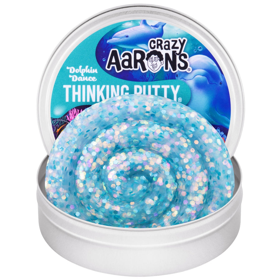 Dolphin Dance - 3.5" Thinking Putty Tin S8